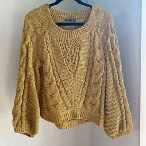 Express cropped sweater